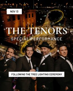 Opening Night ends on a high note 🎶

Following the annual Tree Lighting Ceremony on Thursday, November 13, The Tenors will take the main stage at The Distillery Winter Village for a live performance to officially welcome the start of the season.

Known for their powerful harmonies and timeless sound, The Tenors blend classical and contemporary music in a way that has inspired audiences around the world.

Performing songs from their beloved studio album Christmas With The Tenors, this world-famous Canadian group joins Canada’s world-famous Christmas market for an unforgettable evening under the lights. ✨

The performance is FREE with your Winter Village admission (entry is free before 4 PM; tickets required after 4 PM — all profits support our charity partners).

Plan your visit at thedistillerywintervillage.com

#DistilleryTO #DistilleryWinterVillage #TheTenors #TorontoEvents #torontochristmas