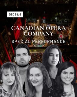 Gather ’round The Distillery Winter Village Christmas tree for an evening of breathtaking music! 🎄✨  
 
This December, The Distillery District welcomes the Canadian Opera Company (@canadianopera) for two unforgettable seasonal performances! 
 
Join past COC Ensemble Studio artists, COC Teaching Artists, and close opera friends of the company as they bring timeless favourites to life under the twinkling lights. Full details below ↴↴
 
🎼 Thursday, December 5th | 7 pm — An evening performance filled with seasonal favourites to put you in the holiday spirit 
🎼 Friday, December 6 | 3:30 pm — A family-focused musical adaptation of The Snowy Day by Ezra Jack Keats 
 
🆓 Performances are free to attend with entry to The Distillery Winter Village 
 
Please note: 
👉 Entry to The Distillery Winter Village is free before 4 pm 
👉 After 4 pm, tickets are required — plan ahead to secure your perfect festive evening! 
 
Invite a friend, save this post, and join us for a magical musical moment under the Christmas tree. 🎶💫
 
#CanadianOperaCompany #CPPatCOC #HolidayMagic #TorontoEvents #DistilleryWinterVillage