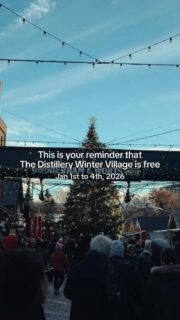 From cozy bites to charming shops and twinkling lights, there’s no better way to start the year. ✨🤎
⠀⠀⠀⠀⠀⠀⠀⠀⠀
JANUARY 1ST, 2026 HOURS OF OPERATION ⤵
👉 The Distillery District restaurants, cafes and retailers are open from12 pm to 5 pm
👉 The Distillery Winter Village vendors are open from 12 pm to 9 pm. ENTRY IS FREE!