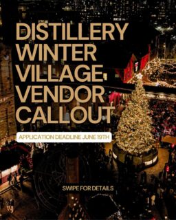 CALLING ALL VENDORS 🎄✨
⠀⠀⠀⠀⠀⠀⠀⠀⠀
Applications for the 2026 Distillery Winter Village are officially open!
⠀⠀⠀⠀⠀⠀⠀⠀⠀
We’re currently seeking retail, artisan, food, and beverage vendors to join one of Canada’s most recognized holiday market experiences — set against cobblestone streets, historic architecture, and thousands of twinkling holiday lights in the heart of Toronto.
⠀⠀⠀⠀⠀⠀⠀⠀⠀
We’re especially looking for:
🎄 Handmade goods & artisan crafts
🎄 Seasonal décor & giftable products
🎄 Specialty food & gourmet treats
🎄 International flavours & baked goods
⠀⠀⠀⠀⠀⠀⠀⠀⠀
Showcase your brand within The Distillery Historic District during one of Canada’s most iconic holiday experiences. 💫
⠀⠀⠀⠀⠀⠀⠀⠀⠀
📅 The 2026 season runs from November 12th, 2026 – January 3rd, 2027
🚨 Applications close June 19th, 2026
🔗 Head to the link in our bio and click “Distillery Winter Village Vendor Applications” to learn more!